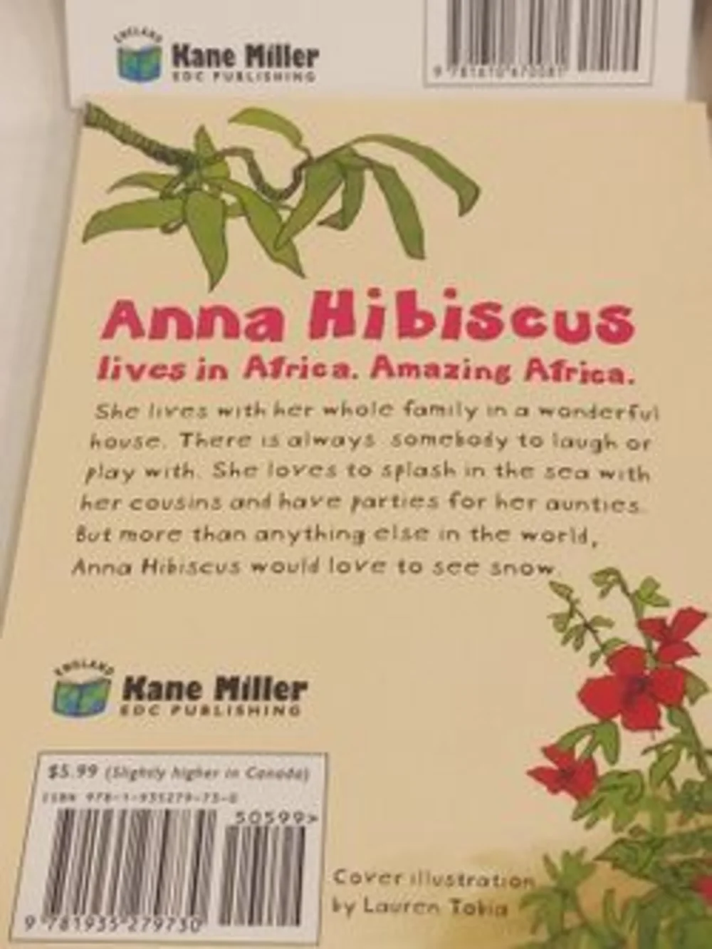 Anna Hibiscus! Children's Book Set - Red & Blue Covers